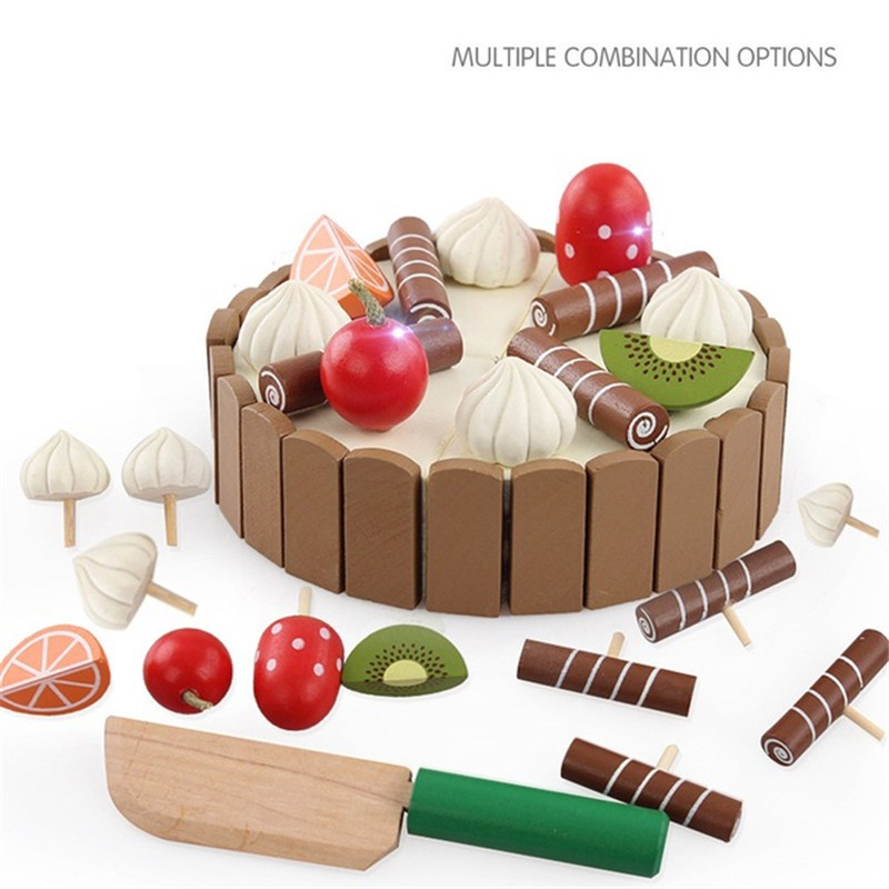 Camping Cooking Tool Set - Wooden Children Kitchen Toys Pretend Toys