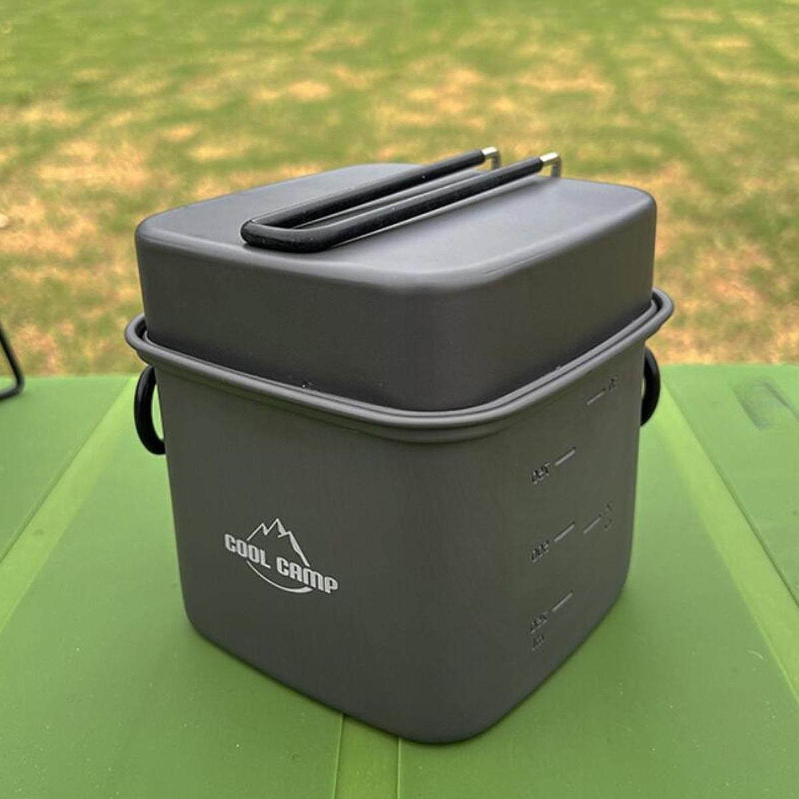 Camping Lightweight Cooking Pot - Camping Cookware Set Frying Pan Travel