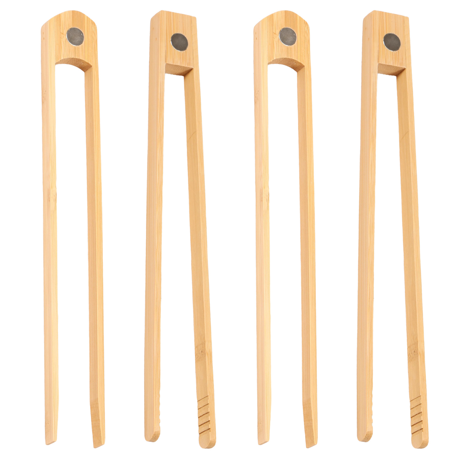 Camping Cooking Tool Set - Bamboo Toaster Tong Set Easy to