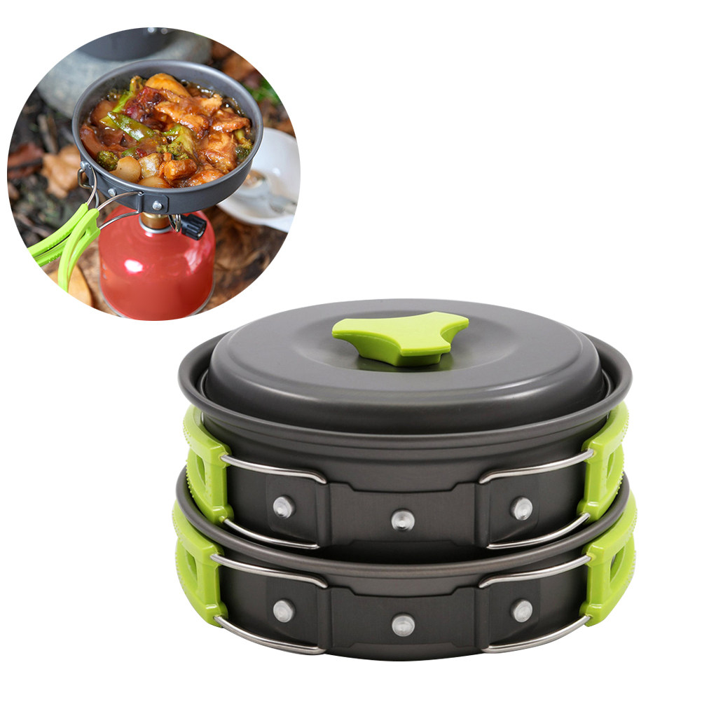 10Pcs Lightweight Camping Cook - Camping Lightweight Cooking Pot 评论和价格