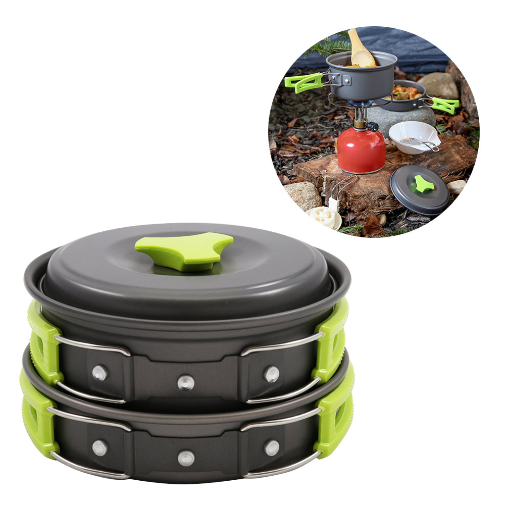 10Pcs Lightweight Camping Cook - Camping Lightweight Cooking Pot 评论和价格