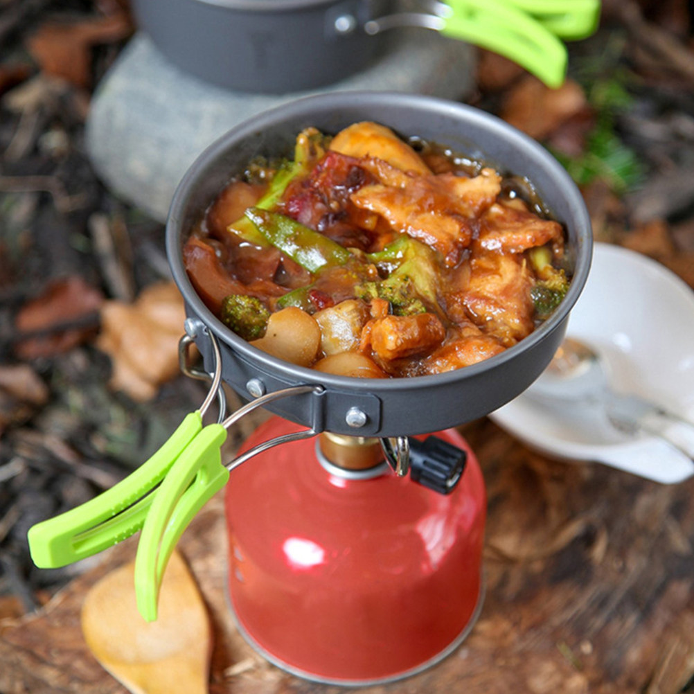10Pcs Lightweight Camping Cook - Camping Lightweight Cooking Pot 评论和价格