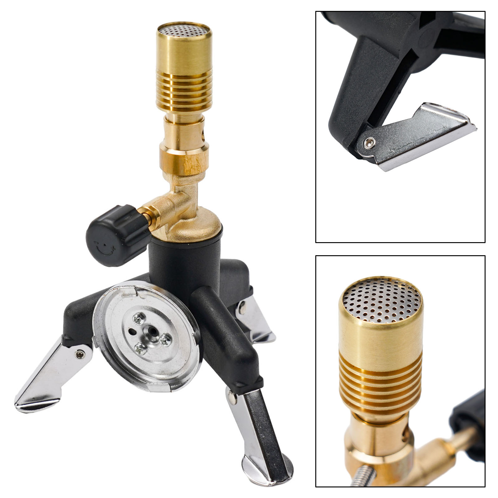 Portable Brass Bunsen Burner L - Camping Cooking Gas Stove Portable Tool 评论和价格