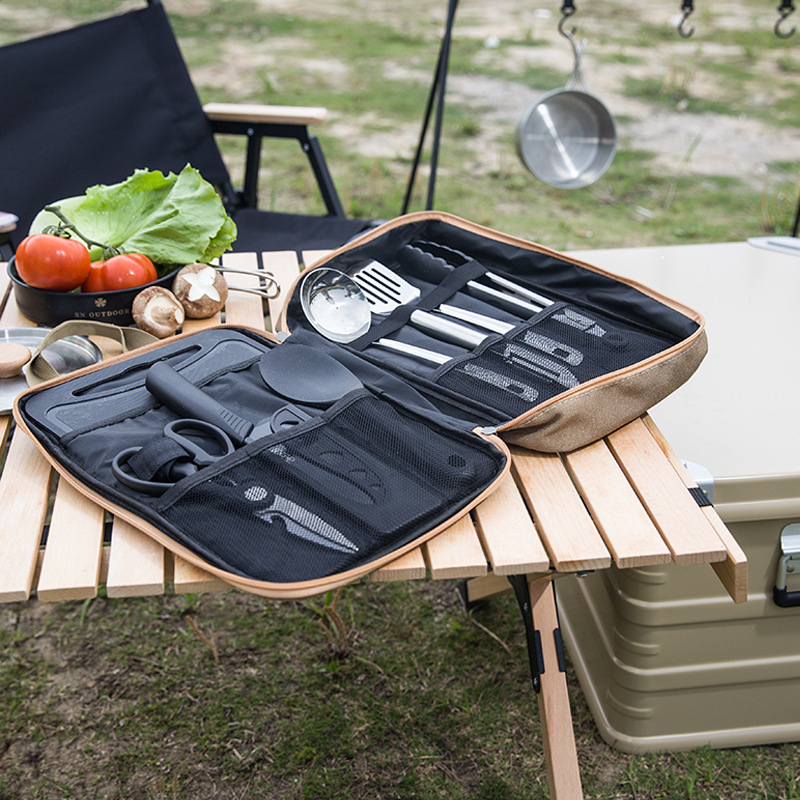 8pcs Camping Kitchen Cookware  - Camping Cooking Tool Set 评论和价格
