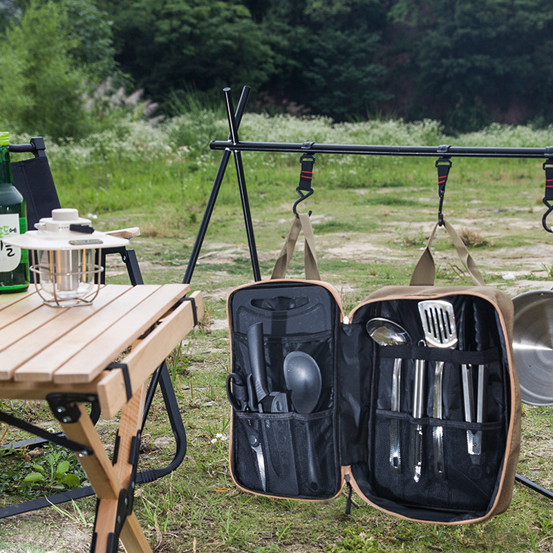 8pcs Camping Kitchen Cookware  - Camping Cooking Tool Set 评论和价格