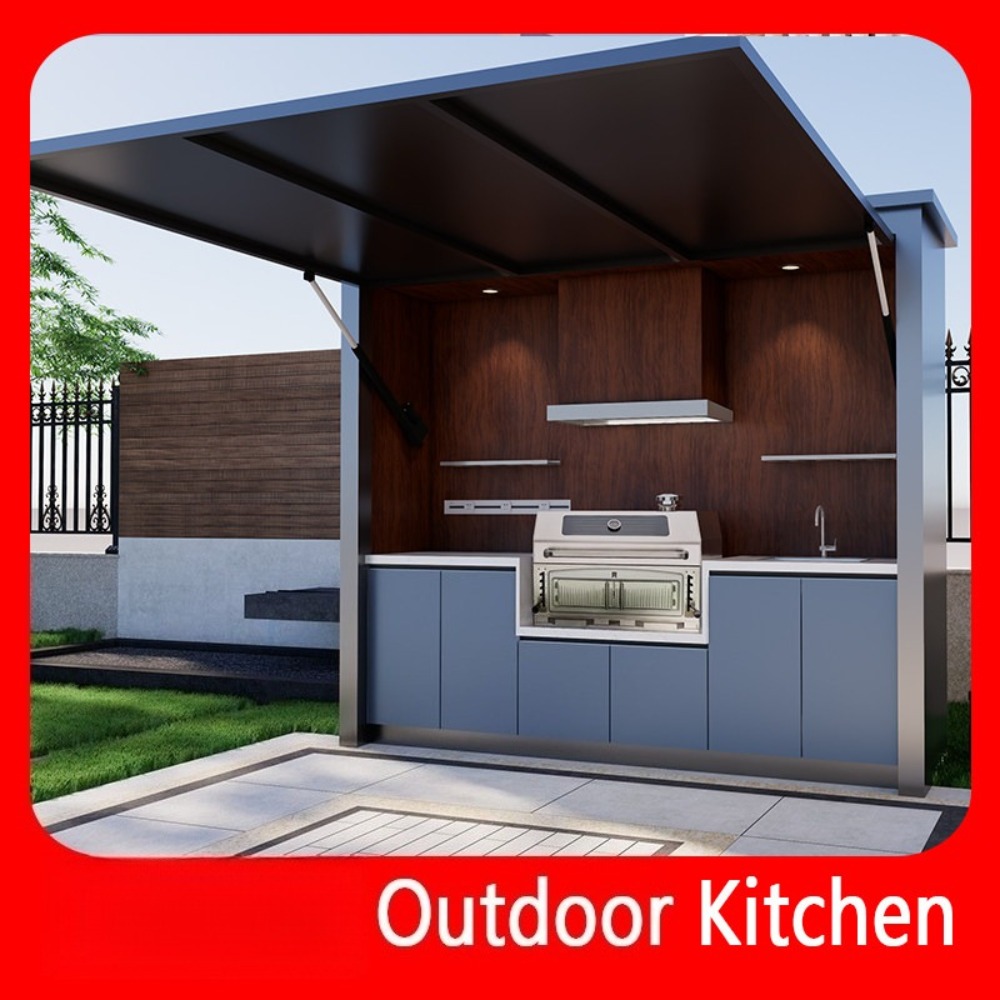 Mobile Outdoor Kitchen Island  - Camping Cooking Dining Set 评论和价格