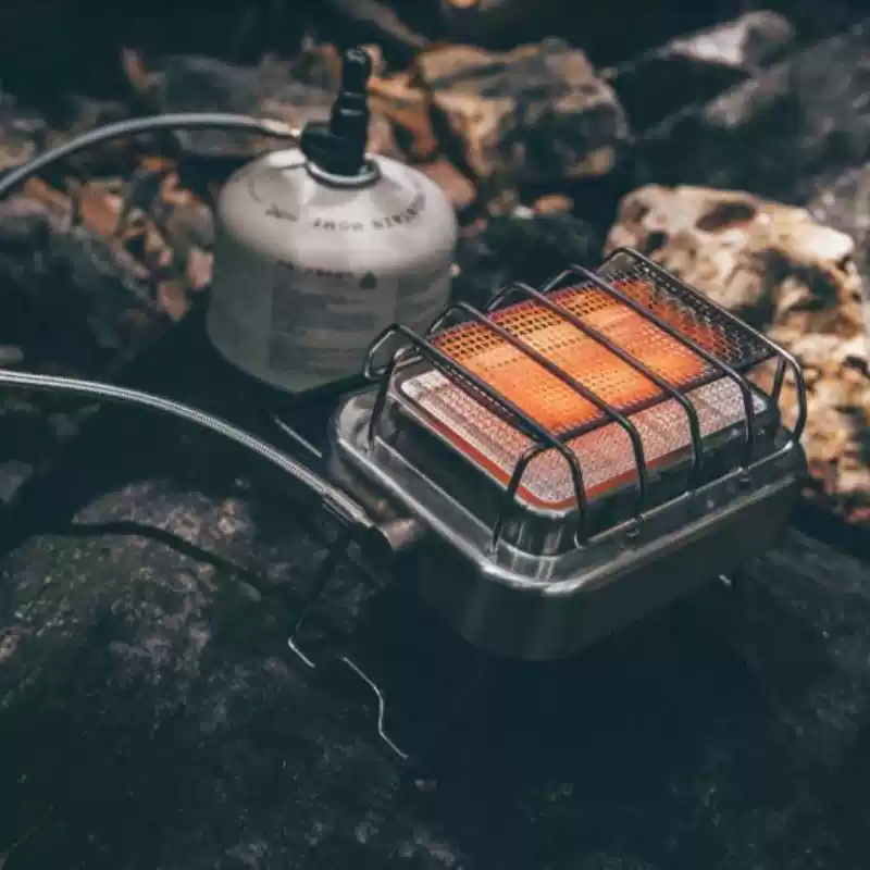 Portable 2 in 1 Camping Heater - Camping Cooking Gas Stove 评论和价格