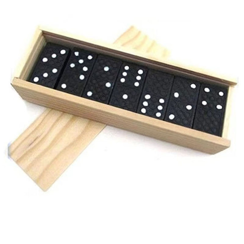 28pcs/Set Wooden Domino Board  - Camping Cooking Utensils Kit 评论和价格
