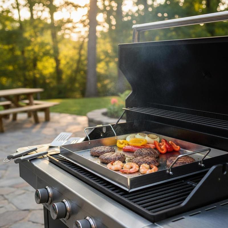 Universal Flat Top Griddle 18x - Camping Cooking Tray 评论和价格