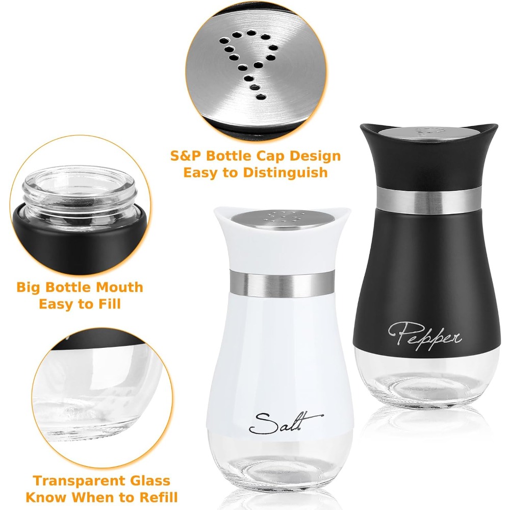 Stainless Steel Salt and Peppe - Camping Cooking Dining Set 评论和价格