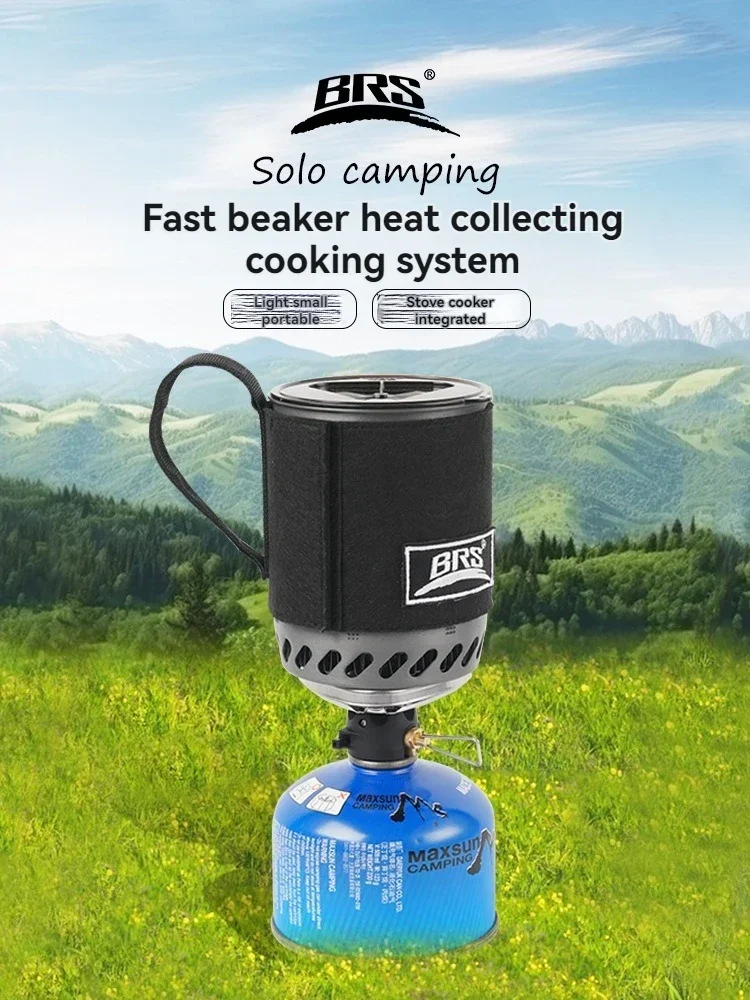 BRS-61 Heat Exchanger Portable - Camping Cooking Gas Stove Portable Tool 评论和价格