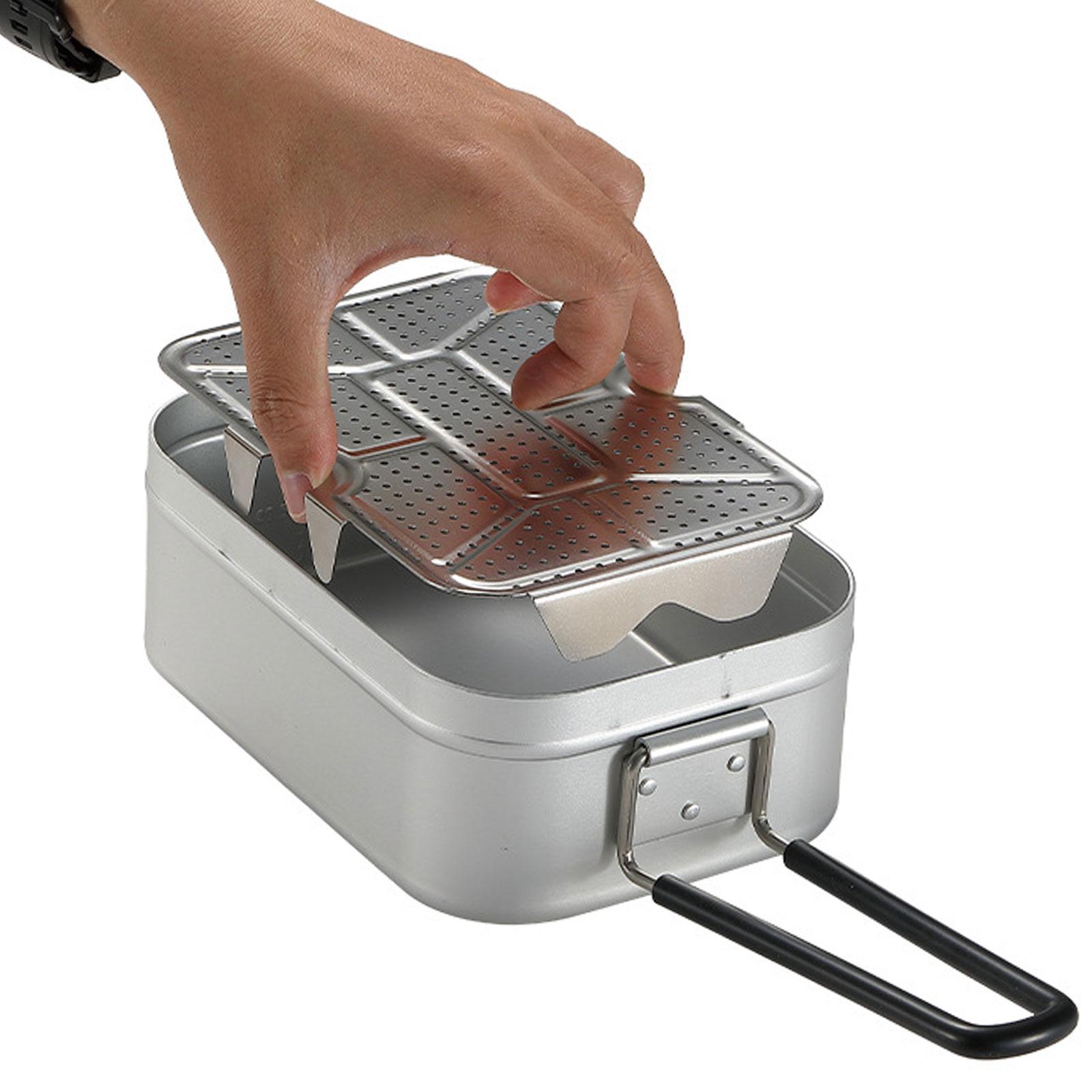 Outdoor Camping Steam Tray Mes - Camping Cooking Tray 评论和价格