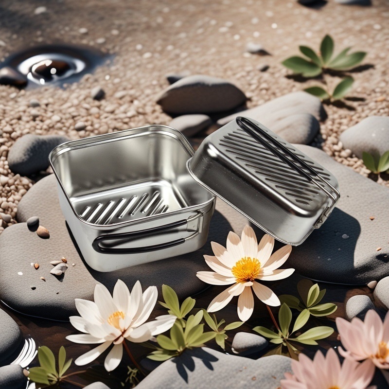 Outdoor Cooking Stainless Stee - Camping Lightweight Cooking Pot 评论和价格