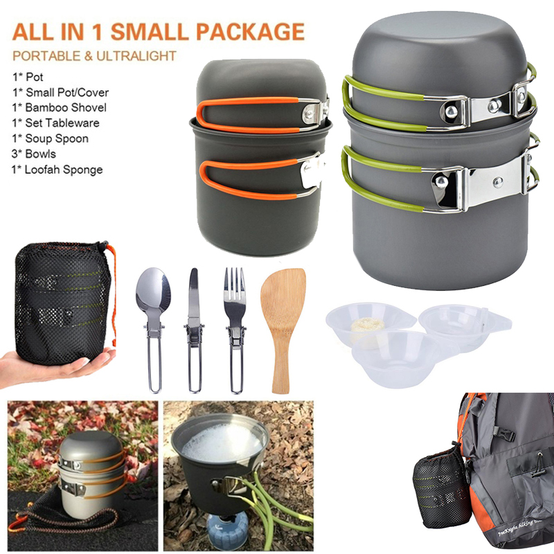New Camping Pot  Portable Outd - Camping Cooking Knife Set 评论和价格