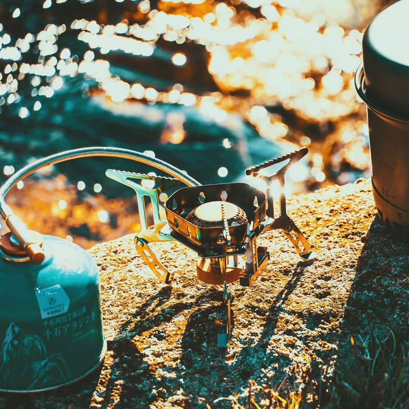 Split-type portable windproof  - Camping Cooking Gas Canister 评论和价格