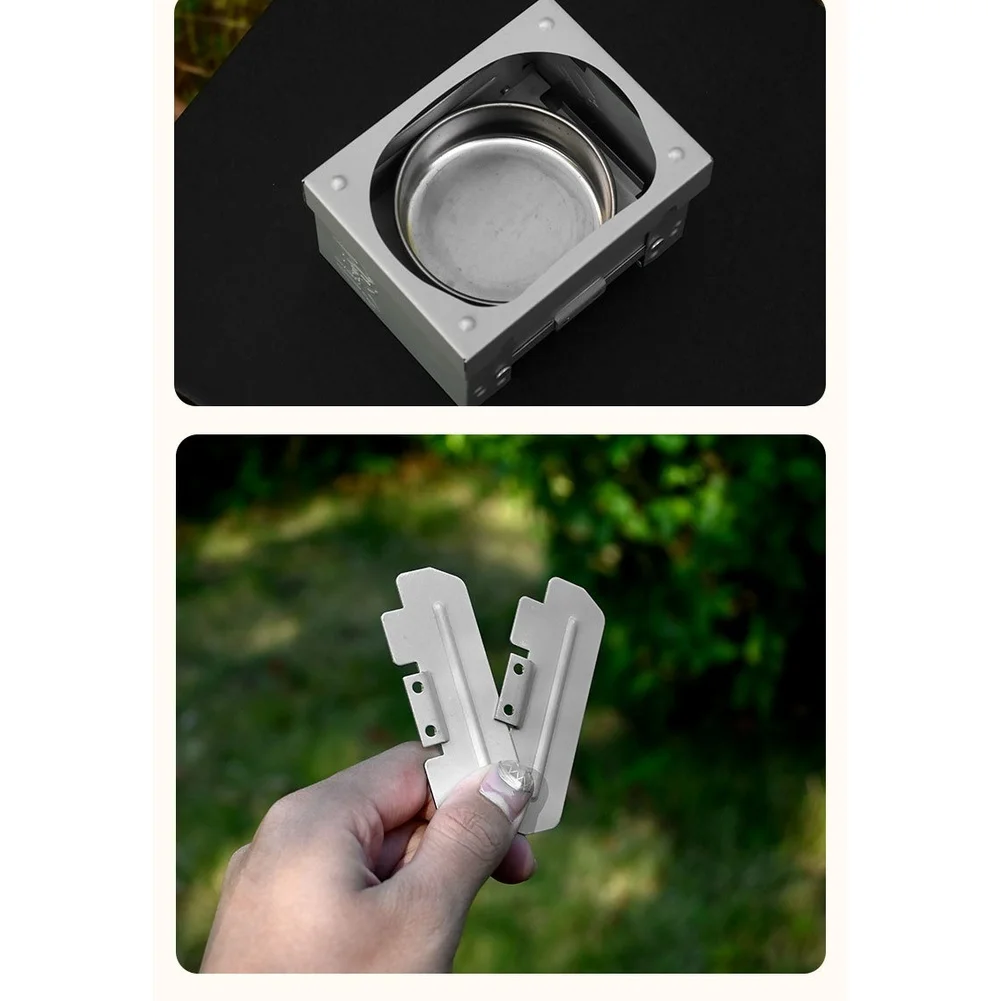 Portable Foldable German Solid - Camping Cooking Tray 评论和价格