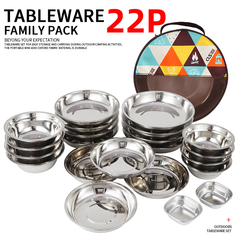 New Camp Cooking Portable Dini - Camping Cooking Dining Set 评论和价格