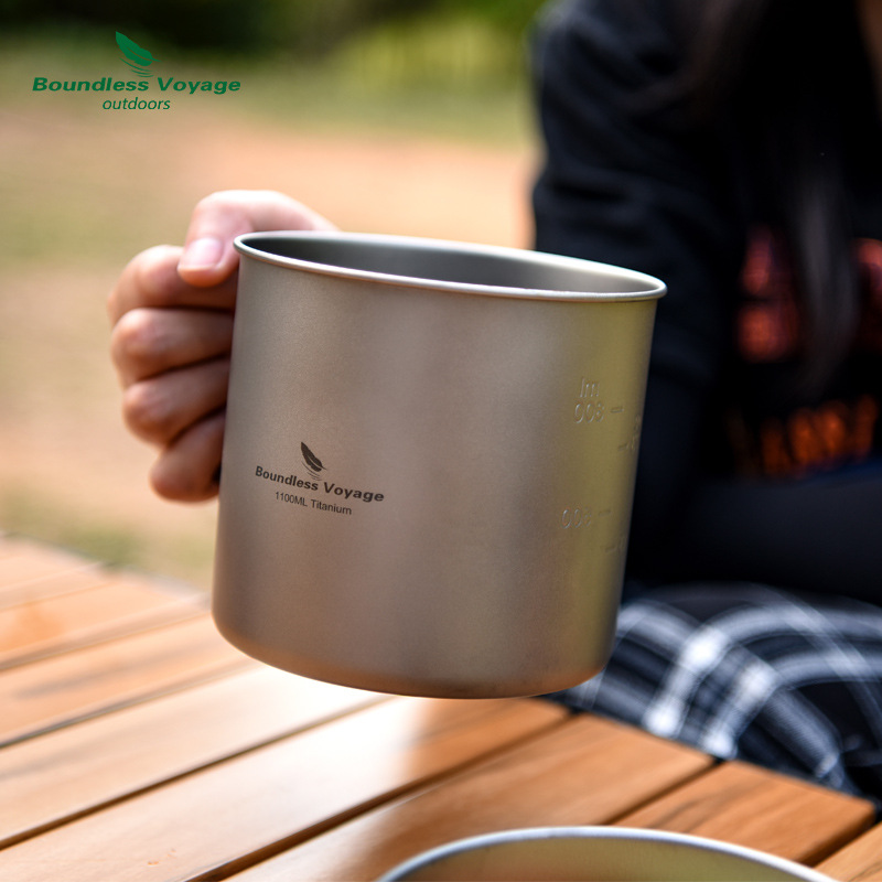 Pure Titanium Folding Handle P - Camping Lightweight Cooking Pot 评论和价格