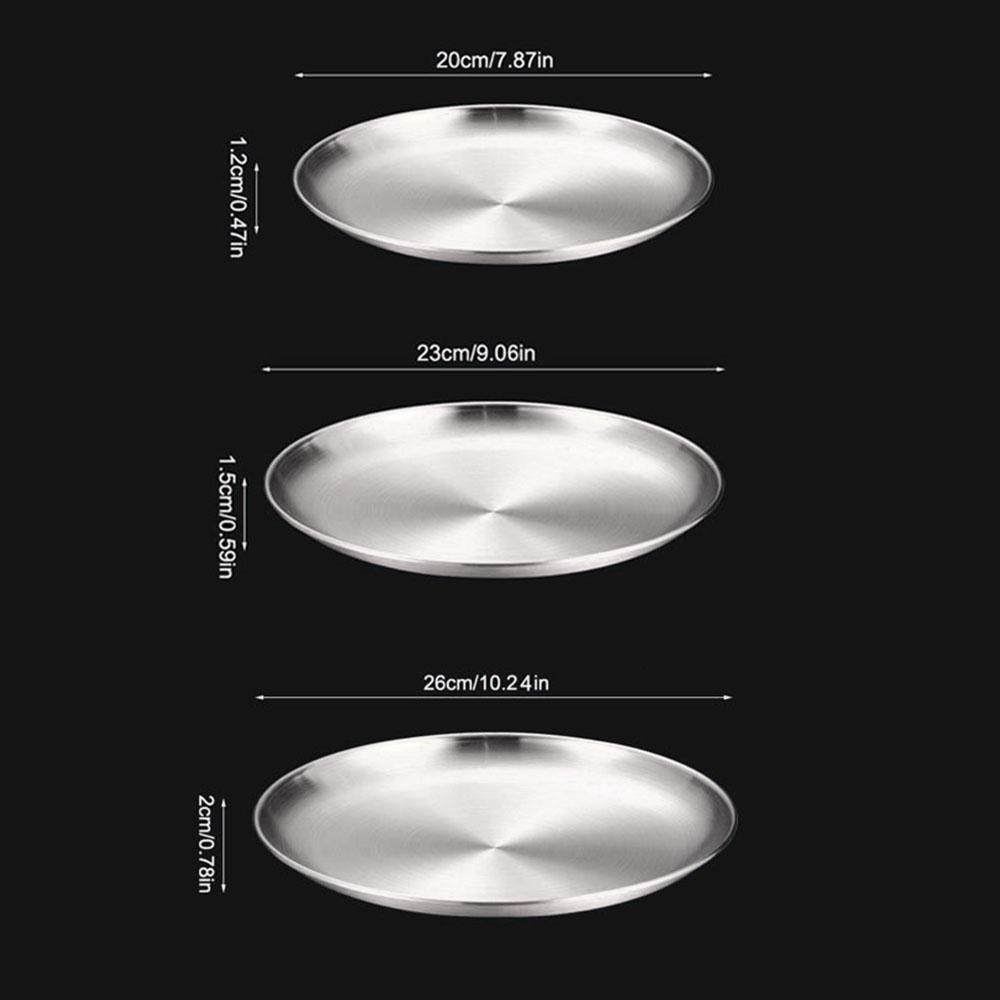 8Pcs Metal Dining Dish Stainle - Camping Cooking Tray 评论和价格