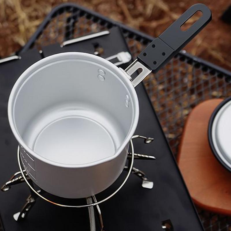 Foldable Camping Pot 700ml Alu - Camping Lightweight Cooking Pot 评论和价格