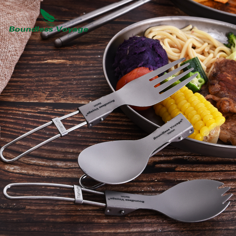 Boundless Voyage Titanium Camp - Camping Cooking Knife Set 评论和价格