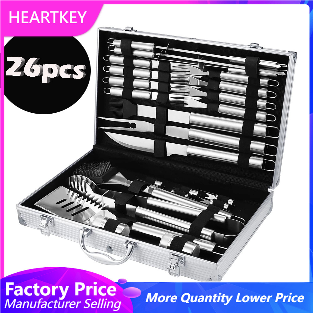 BBQ Tools Set Barbecue Grillin - Camping Cooking And Dining Set 评论和价格