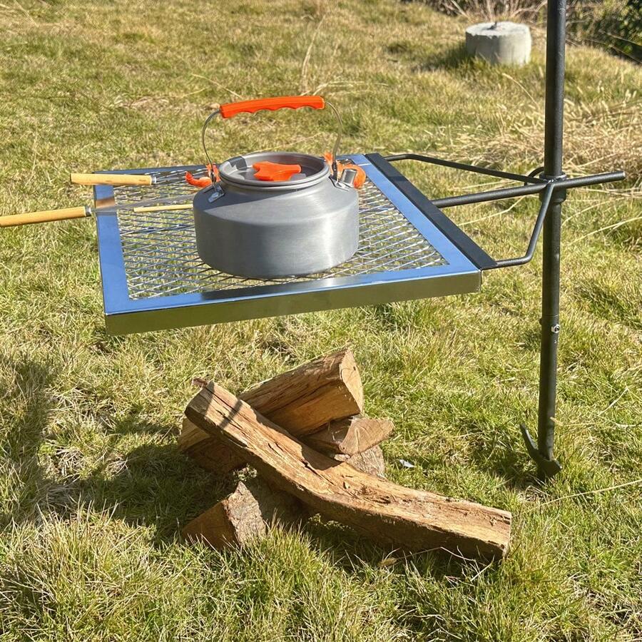 360 ° Adjustable Rotating Camp - Camping Cooking Without Fire 评论和价格
