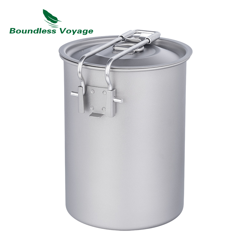 Boundless Voyage 900ml Titaniu - Camping Lightweight Cooking Pot 评论和价格