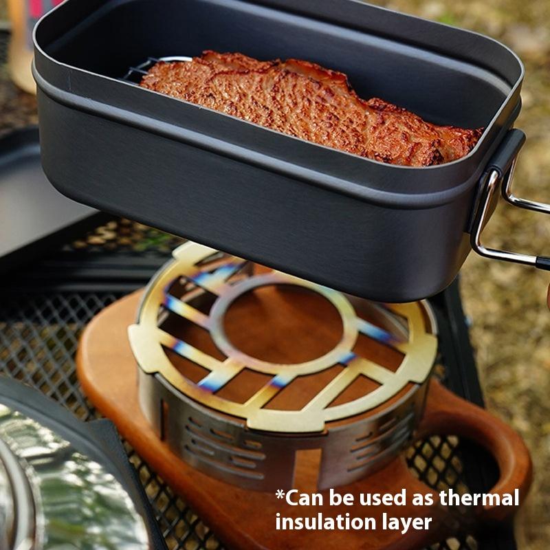Outdoor Stove Windshield Porta - Camping Cooking Ring 评论和价格