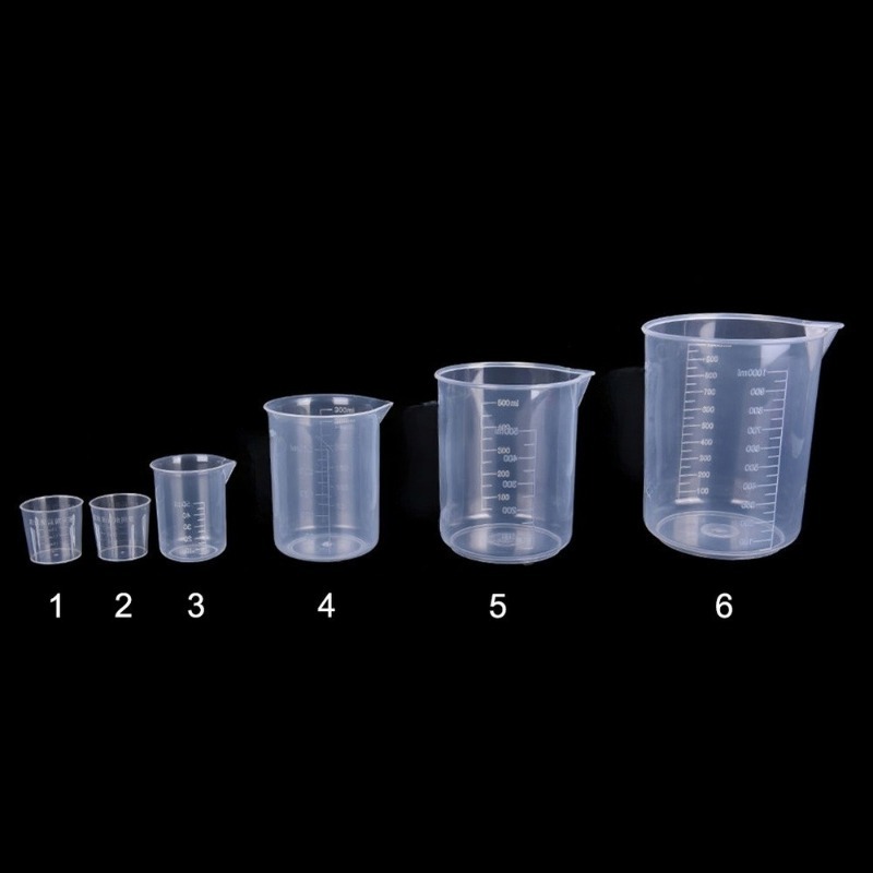 6Pcs Plastic Measuring Cups Se - Camping Cooking Tool Set 评论和价格