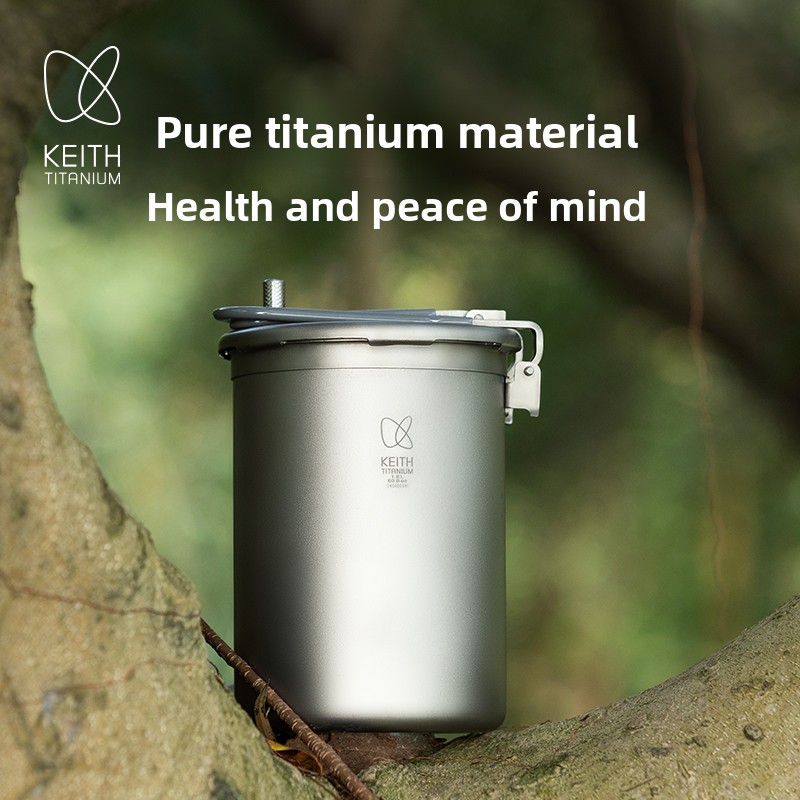 Keith Pure Titanium Outdoor Pr - Camping Lightweight Cooking Pot 评论和价格