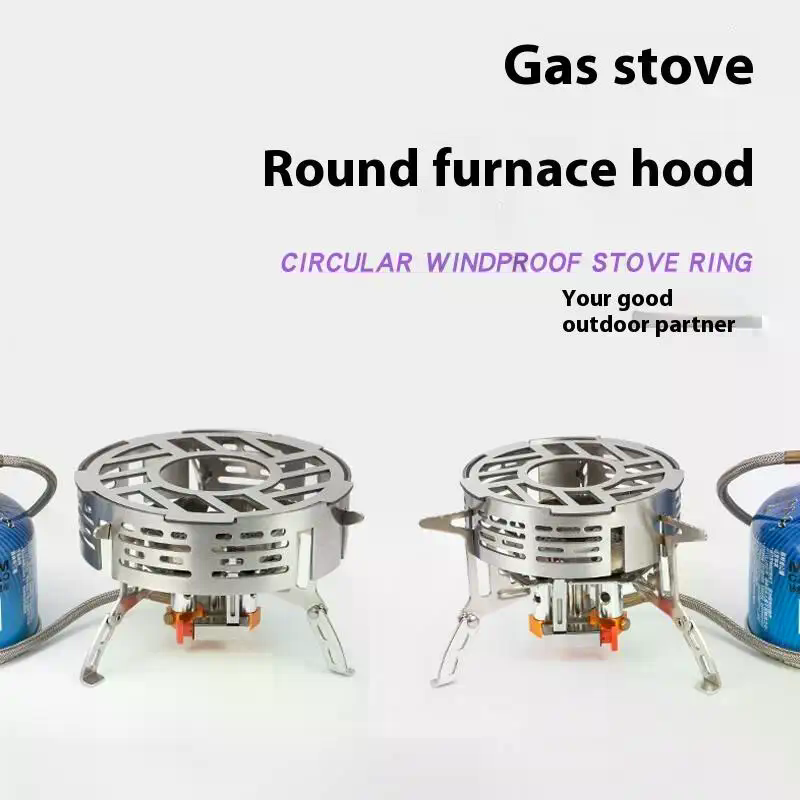 Outdoor Stove Windshield Porta - Camping Cooking Ring 评论和价格