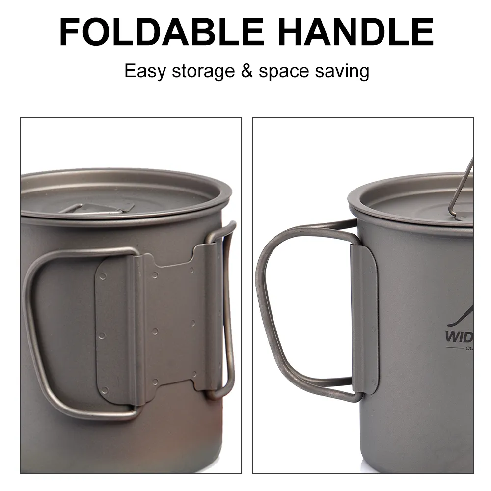 Widesea Camping Mug Titanium C - Camping Cooking And Dining Set 评论和价格