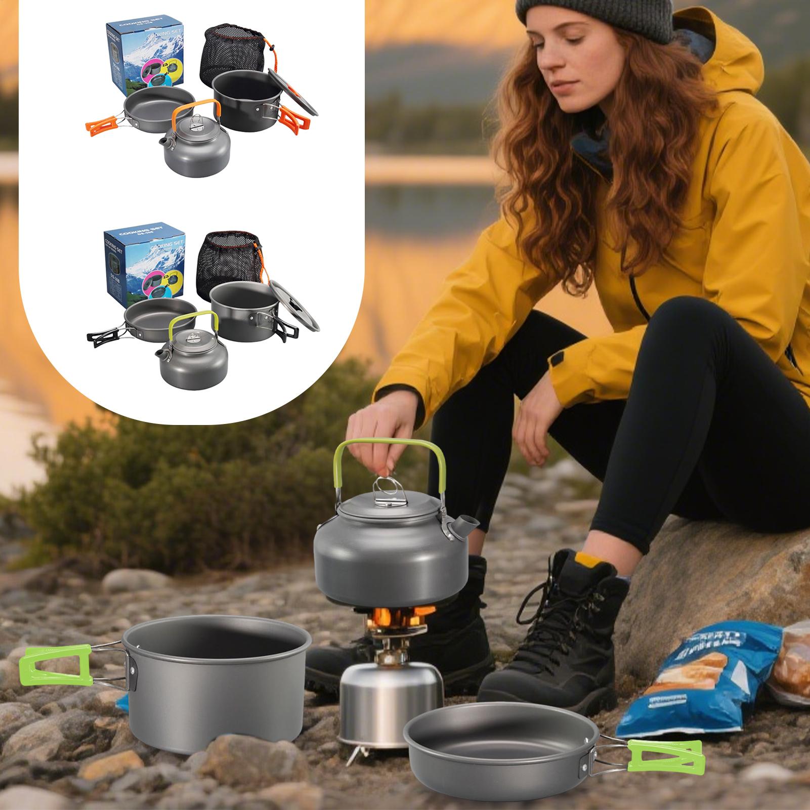 Camping Cookware Camping Cook  - Camping Lightweight Cooking Pot 评论和价格