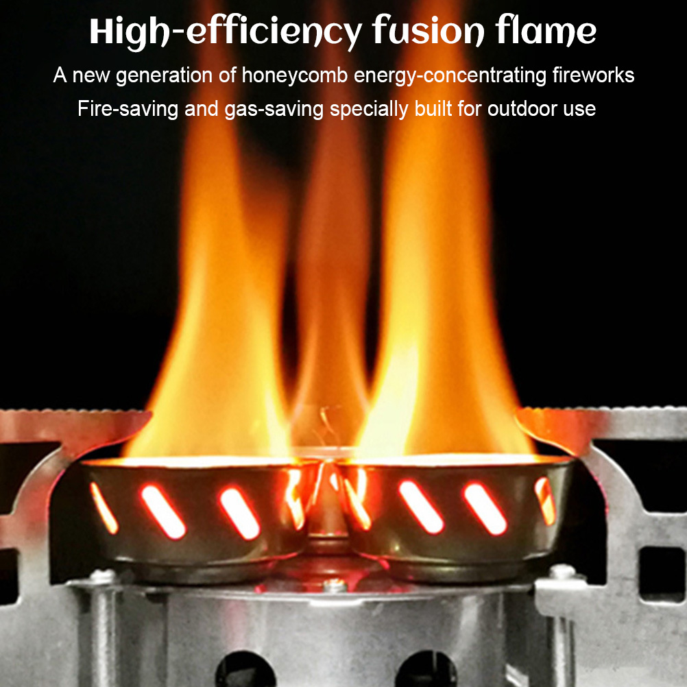11000W High Power Windproof Ou - Camping Cooking Gas Stove Portable Tool 评论和价格
