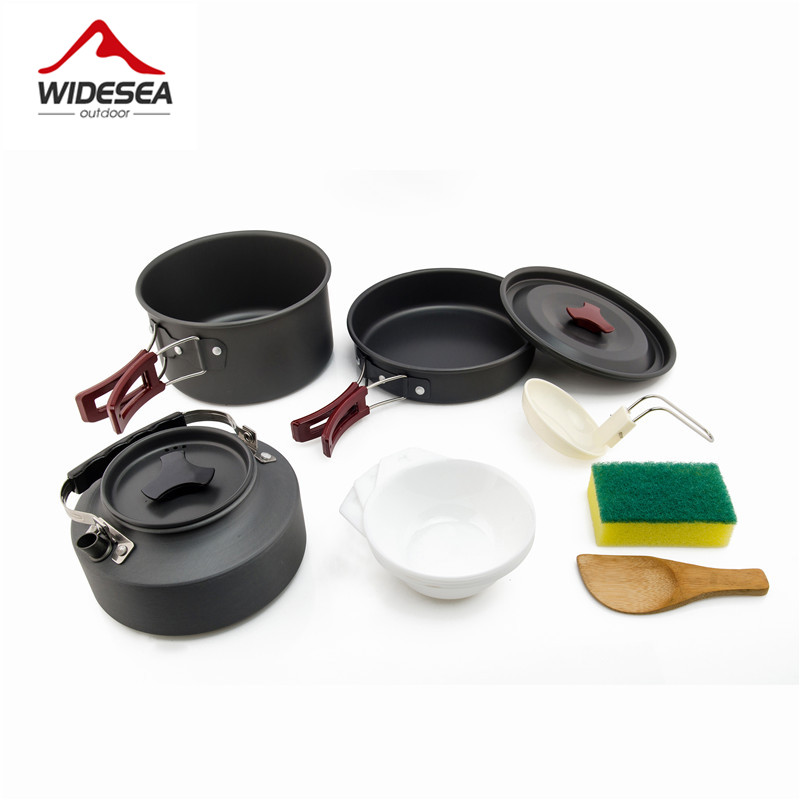 Widesea Camping Cookware Set O - Camping Cooking And Dining Set 评论和价格