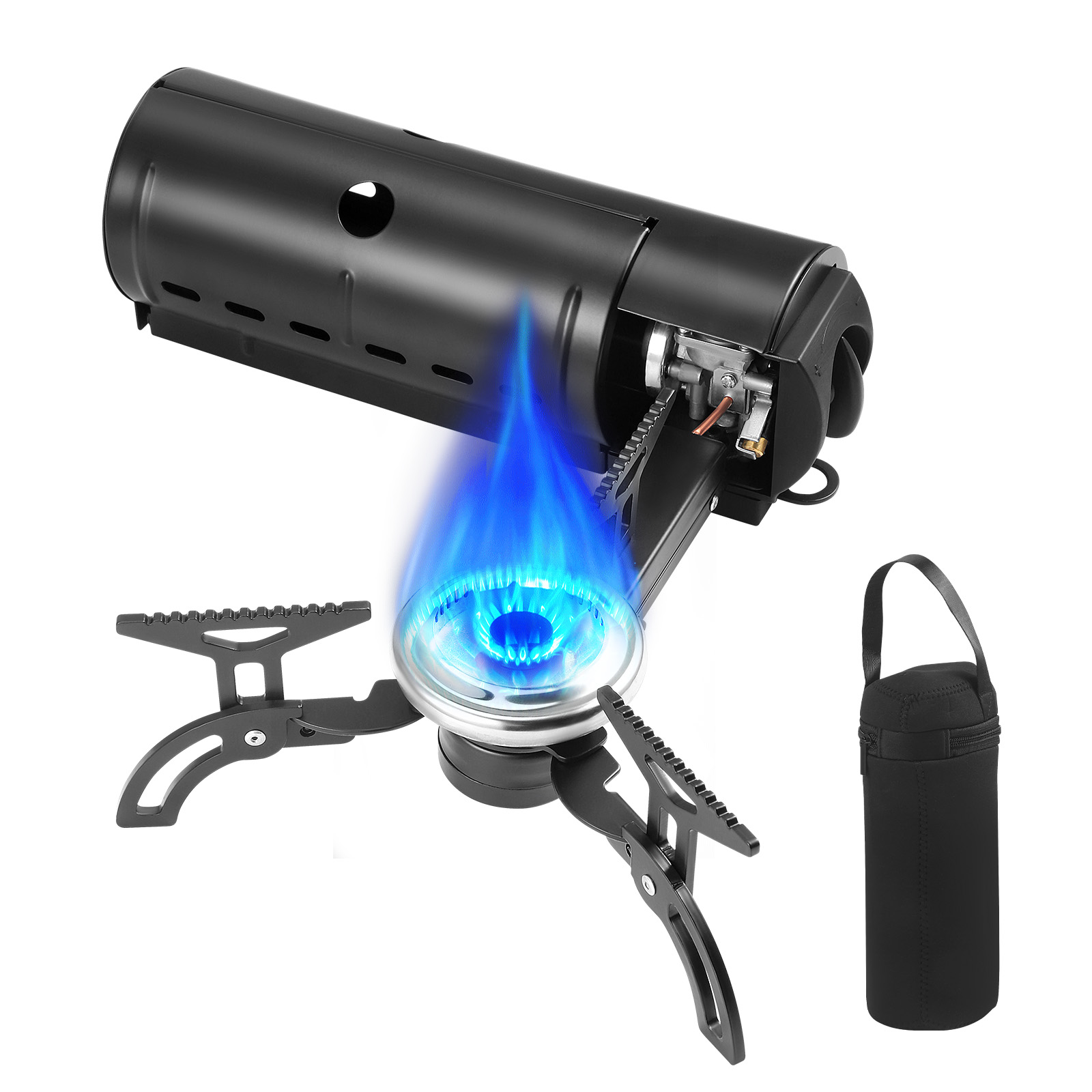 2800W Portable Folding Stove C - Camping Cooking Gas Stove Portable Tool 评论和价格