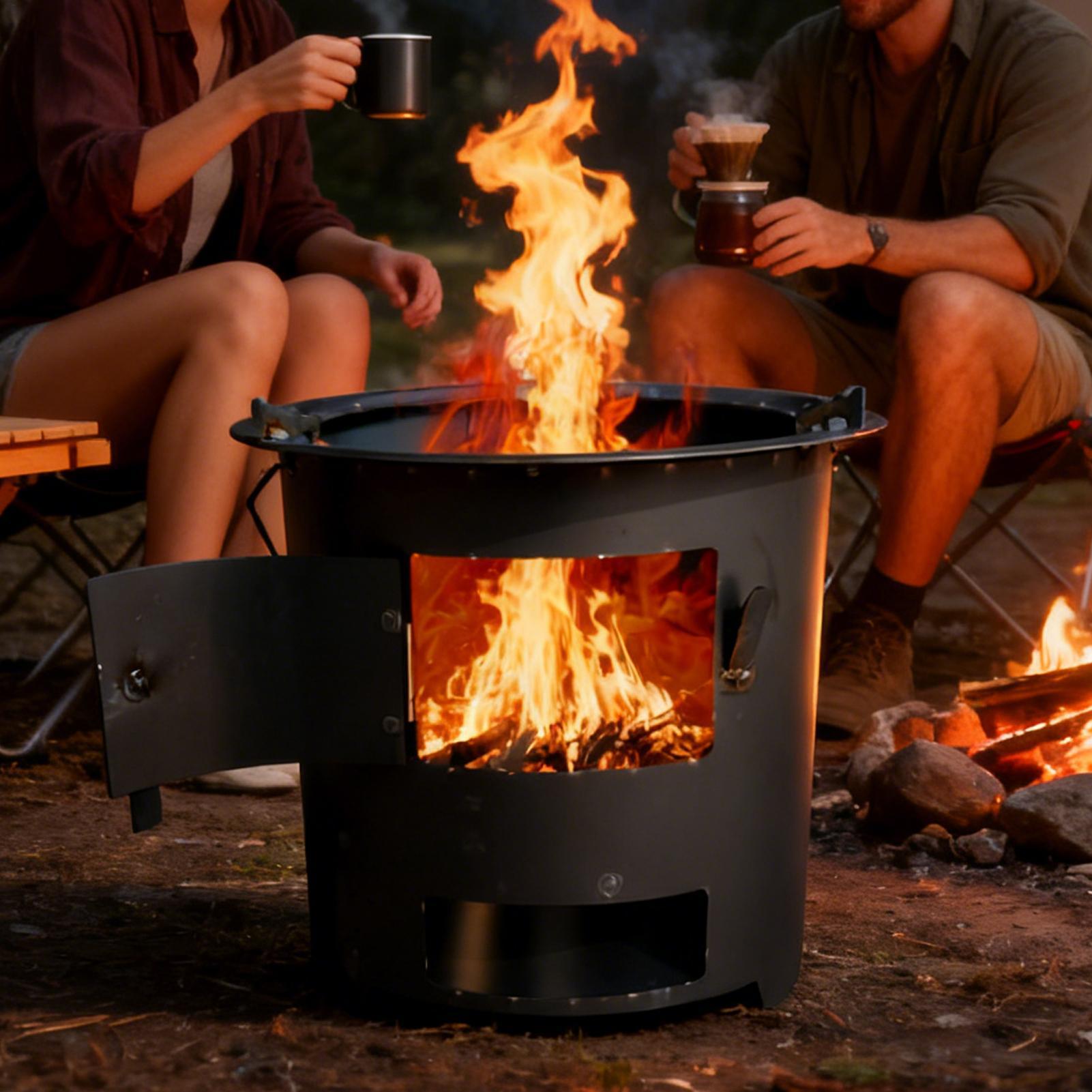 Rocket Stove Camping Portable  - Camping Cooking Gas Stove Portable Tool 评论和价格