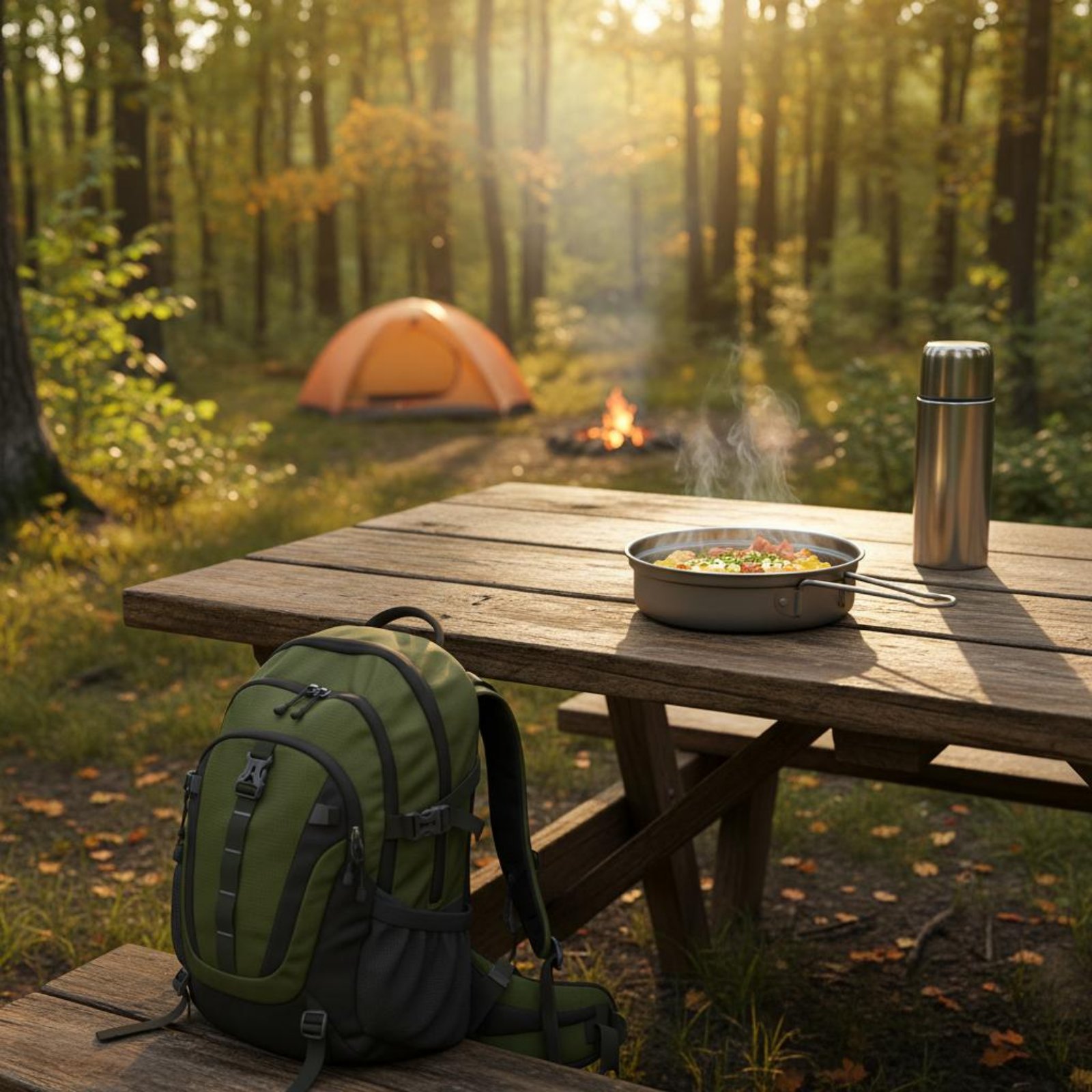 2 Pieces Metal Camping Cook Se - Camping Cooking Dining Set 评论和价格