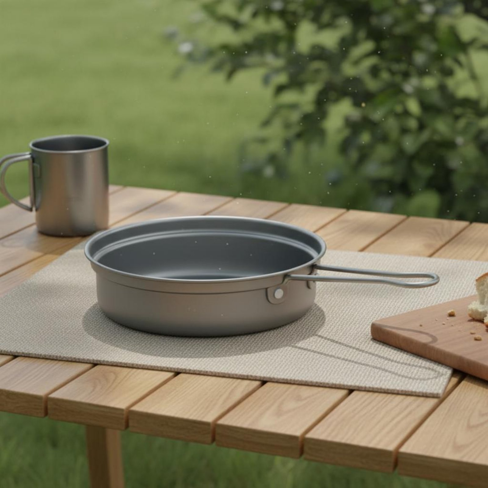 2 Pieces Metal Camping Cook Se - Camping Cooking Dining Set 评论和价格
