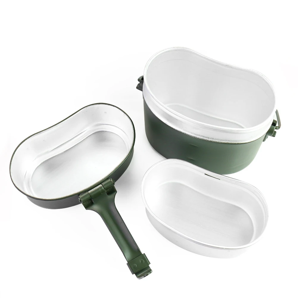 Portable Alloy Pot and Bowl Lu - Camping Lightweight Cooking Pot 评论和价格