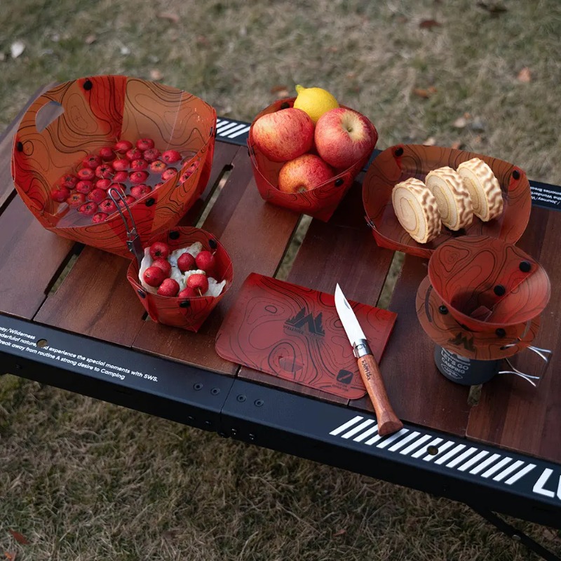 Foldable Camping Tableware Por - Camping Cooking Tray 评论和价格